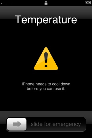 Iphone temp sensor